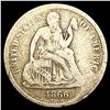 Image 1 : 1866 Seated Liberty Dime NICE CIRCULATED