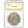 Image 1 : 1885-S Morgan Silver Dollar PGA MS63