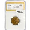 Image 1 : 1856 Braided Hair Half Cent PGA MS63