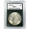Image 1 : 1921-D Morgan Silver Dollar GG MS67