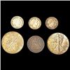 Image 1 : (6) Misc Coins (1877, 1899, 1908-D, 1911, 1938, 1