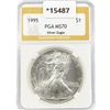 1995 American Silver Eagle PGA MS70