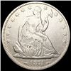 1874 Arws Seated Liberty Half Dollar LIGHT CIRC
