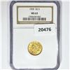 Image 1 : 1905 $2.50 Gold Quarter Eagle NGC MS63