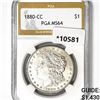 Image 1 : 1880-CC Morgan Silver Dollar PGA MS64