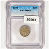 Image 1 : 1870 Nickel Three Cent ICG MS62