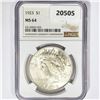 Image 1 : 1923 Silver Peace Dollar NGC MS64