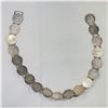 Cap Bust Coin Silver Belt (19 Coins)