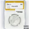 1901-S Barber Half Dollar PGA AU55