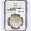 Image 1 : 1887 Morgan Silver Dollar NGC MS65