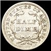 Image 2 : 1853 Arws Seated Liberty Half Dime CLOSELY UNC