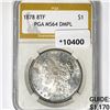 Image 1 : 1878 8TF Morgan Silver Dollar PGA MS64 DMPL