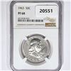 Image 1 : 1963 Franklin Half Dollar NGC PF68
