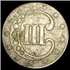 Image 2 : 1852 Silver Three Cent LIGHT CIRCULATED