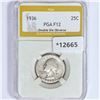 1936 Wheat Quarter PGA F12 DDO