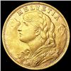 1947 Swiss .1867oz Gold 20 Francs CHOICE BU