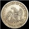 Image 2 : 1854 Arws Seated Liberty Quarter ABOUT UNC
