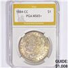 1884-CC Morgan Silver Dollar PGA MS65+