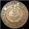 Image 2 : 1872 Two Cent Piece NICE CIRCULATED