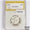 1926 Standing Liberty Quarter PGA MS64