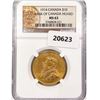 1914 $10 Canada Gold NGC MS63 Bank of Canada Hoar