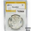 1897-S Morgan Silver Dollar PGA MS63
