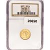 Image 1 : 1905 $2.50 Gold Quarter Eagle NGC MS63