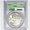 Image 1 : 1881-S Morgan Silver Dollar PCGS MS65