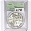 1881-S Morgan Silver Dollar PCGS MS64