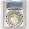Image 1 : 1887-O Morgan Silver Dollar PCGS MS64 DMPL