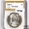 1889-O Morgan Silver Dollar PGA MS64