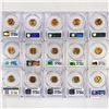 Image 2 : 1940-1954 Set (15) Wheat Cent PCGS MS66 RD