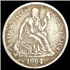 1864-S Seated Liberty Dime NICE CIRCULATED
