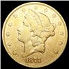 1877-S $20 Gold Double Eagle LIGHT CIRCULATED