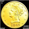 1847-O $10 Gold Eagle UNCIRCULATED