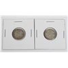 Image 1 : #43 LOT OF 2 1953 CANADA DIME 10 CENTS SILVER