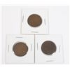 Image 1 : #83 LOT OF 3 CANADA ONE CENT 1911 1912 1913 COIN