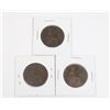Image 1 : #93 LOT OF 3 BRITISH ONE PENNY 1902 1903 1910