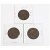Image 2 : #93 LOT OF 3 BRITISH ONE PENNY 1902 1903 1910