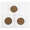 Image 1 : #96 LOT OF 3 BRITISH ONE PENNY 1936 1939 1945