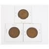 Image 2 : #96 LOT OF 3 BRITISH ONE PENNY 1936 1939 1945