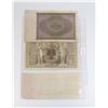 Image 2 : #108 LOT OF THREE GERMAN MARK PAPER MONEY