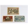 Image 1 : #114 LOT OF THREE GERMAN MARK PAPER NOTES