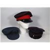 Image 1 : #149 LOT OF 3 UNMARKED MILITARY VISOR CAPS