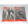 Image 1 : #203 WWII LOT OF 2 LIFE MAGAZINES 1940