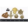 Image 1 : #281 LARGE LOT CANADIAN BRITISH CAP BADGE +
