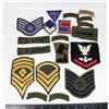 Image 1 : #285 LARGE LOT OF CLOTH PATCHES UNITS CHEVRONS