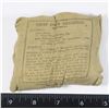 Image 1 : #316 WW2 BRITISH FIRST FIELD DRESSING DATED