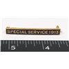Image 1 : #318 SOECUAK SERVICE 1913 PIN ENGLISH MADE