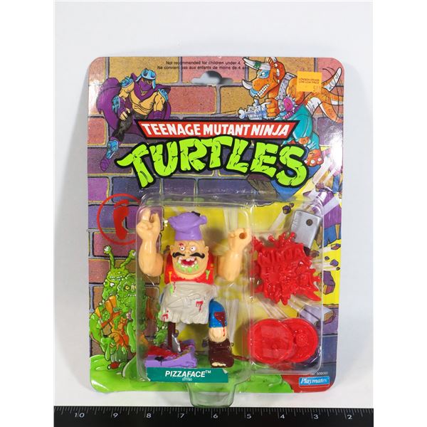 #595 PIZZA FACE 1990 CARDED TEENAGE MUTANT NINJA